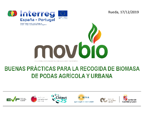 Proyecto MOVBIO: Guía de buenas prácticas para la recogida de biomasa de podas agrícola y urbana