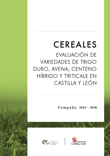 Cereales: evaluación de variedades de trigo duro, avena, centeno híbrido y triticale en Castilla y León