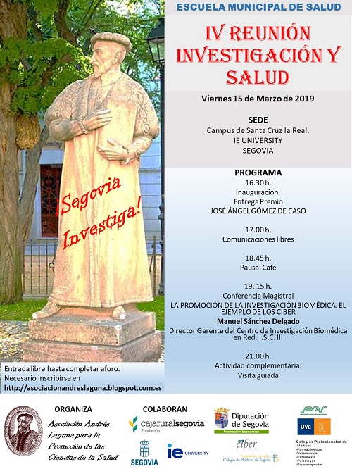 Programa de la IV Reunión Investigación y Salud